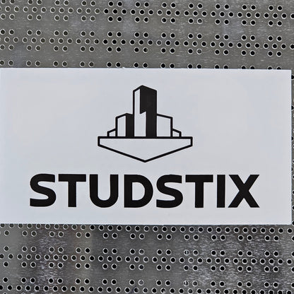 3" x 6" Black Logo Sticker
