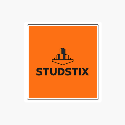 3" x 3" Studstix Sticker