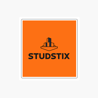 3" x 3" Studstix Sticker