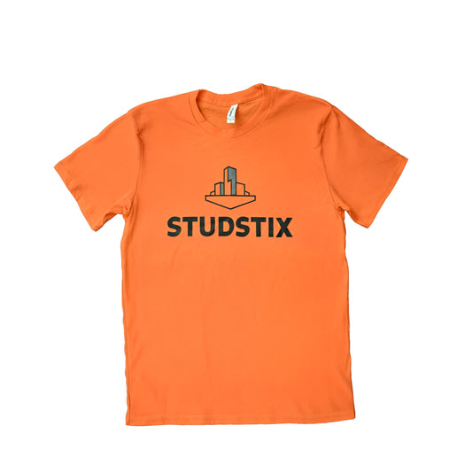 STUDSTIX Safety Orange Short sleeve t-shirt